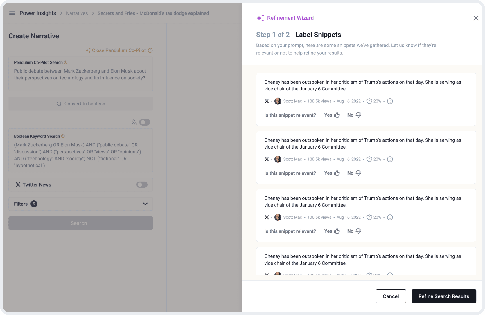 AI Social Intelligence Platform , 2